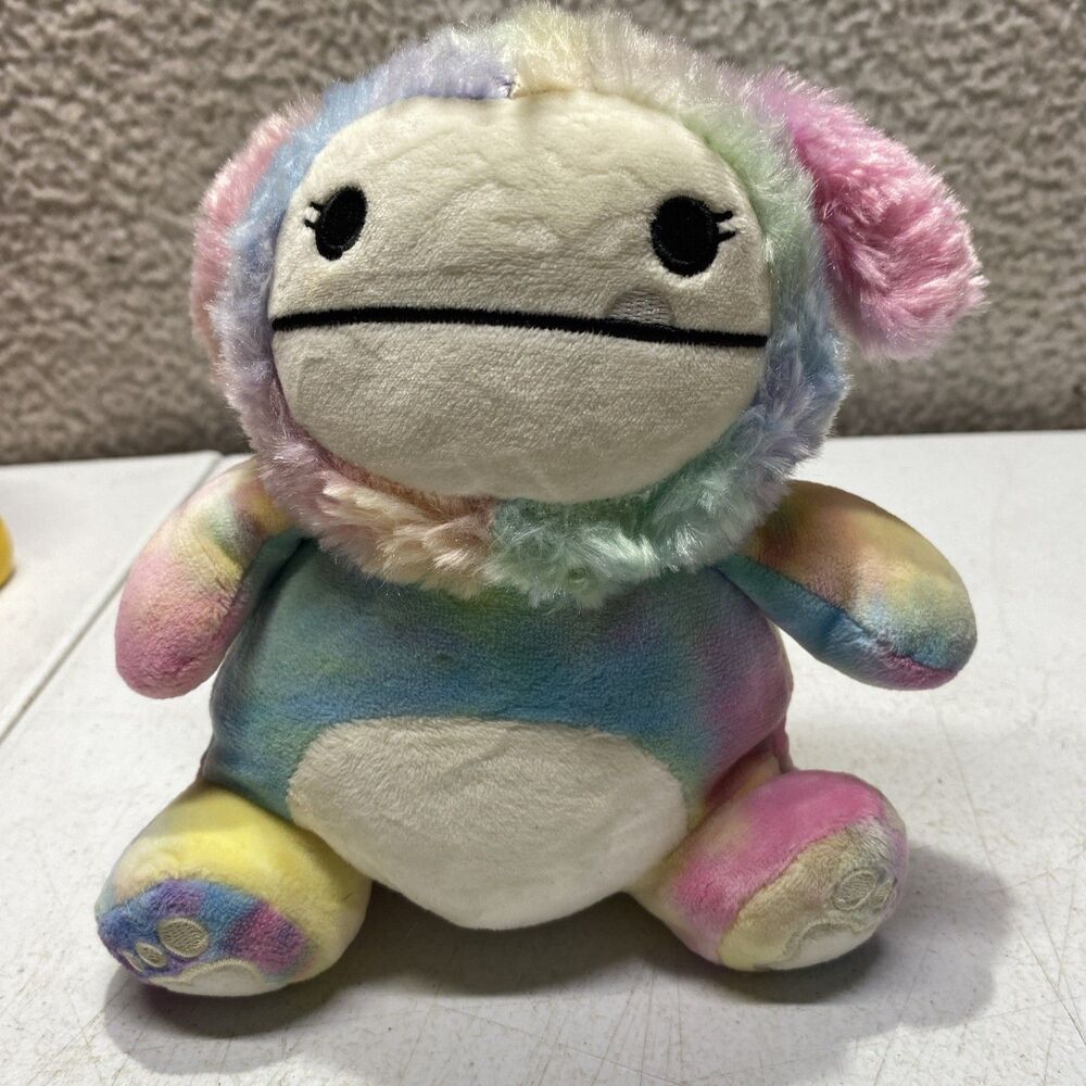 SQUISHMALLOWS  Zaylee Tie Dye Bigfoot Yeti 7"